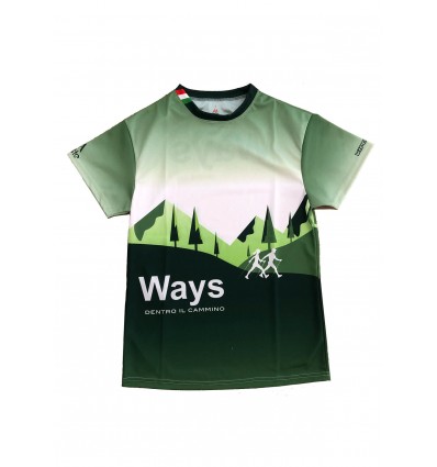 T-SHIRT WAYS FULL PRINT 2023-VERDE