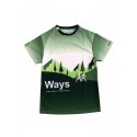 T-SHIRT WAYS FULL PRINT 2023-VERDE