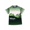 T-SHIRT WAYS FULL PRINT 2023-VERDE