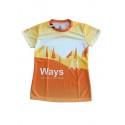 T-SHIRT WAYS FULL PRINT 2023-ARANCIONE