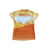 T-SHIRT WAYS FULL PRINT 2023-ARANCIONE